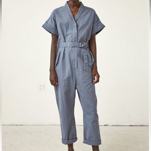 Rachel Comey Pitch Jumpsuit in slate chino twill